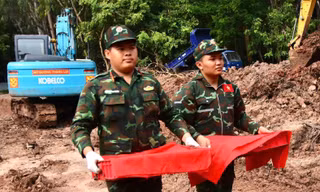 Phát hiện, quy tập thêm 8 hài cốt liệt sĩ tại Công viên Lê Thị Riêng