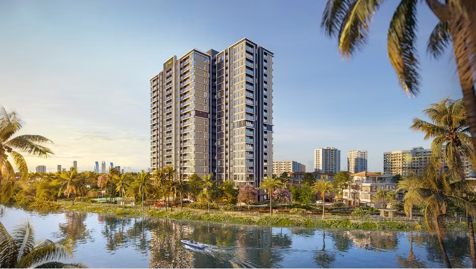 Tháp Trellia Vista tại Mizuki Park: Hai mặt hướng thủy, đưa thiên nhiên thành một phần trải nghiệm sống