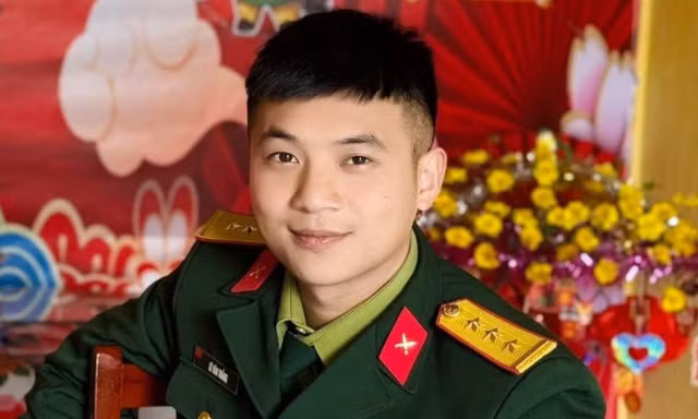Thượng úy Lê Văn Thắng ở Sao nhập ngũ qua đời ở tuổi 28