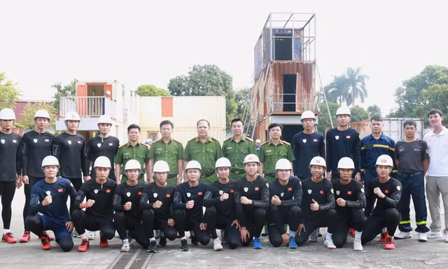 Đội tuyển Bộ Công an Việt Nam tham gia Giải vô địch thế giới về chữa cháy và cứu nạn, cứu hộ