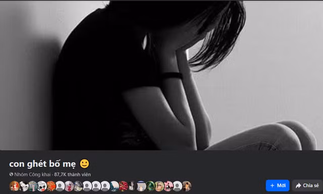 Nguy hiểm: Xuất hiện hội nhóm 'con ghét bố mẹ' trên Facebook với gần 90 nghìn thành viên