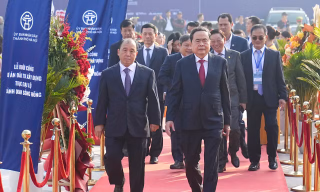 Hà Nội khởi công siêu dự án Trục Đại lộ cảnh quan sông Hồng có vốn đầu tư 855.000 tỷ đồng