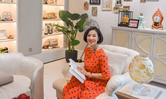 Cận cảnh biệt thự gần 600 m2 của Hoa khôi Thể thao Thu Hương
