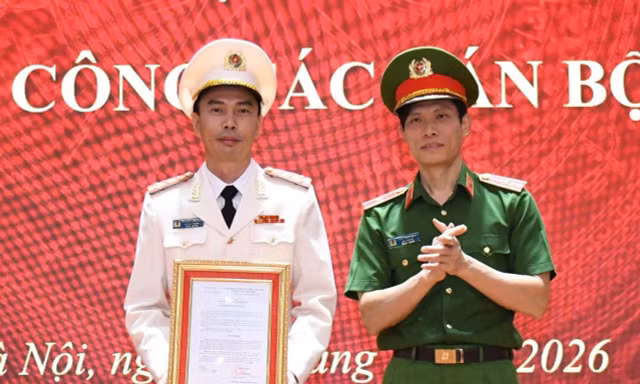 Đại tá Trương Văn Hồng được bổ nhiệm Phó Cục trưởng Cục Cảnh sát điều tra tội phạm về ma túy