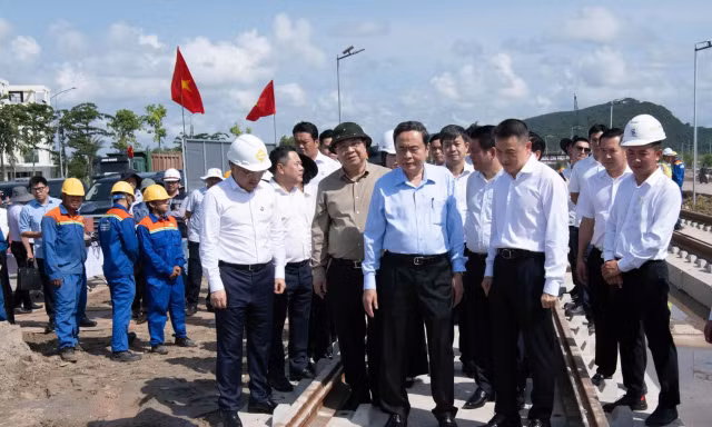 Chủ tịch Quốc hội Trần Thanh Mẫn kiểm tra tiến độ các dự án phục vụ APEC 2027