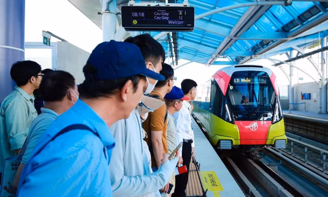 Thay đổi về vé metro Nhổn - ga Hà Nội từ hôm nay