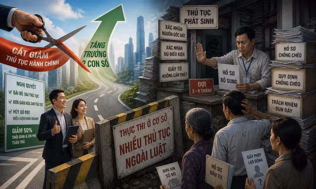"RỪNG" THỦ TỤC HÀNH LÀ CHÍNH, LOẠT ĐIỀU KIỆN "BÓP NGHẸT" KINH DOANH 