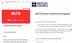 Hàng loạt thí sinh IELTS nhận thông báo cập nhật điểm: Sự cố kỹ thuật kéo dài gây lo ngại
