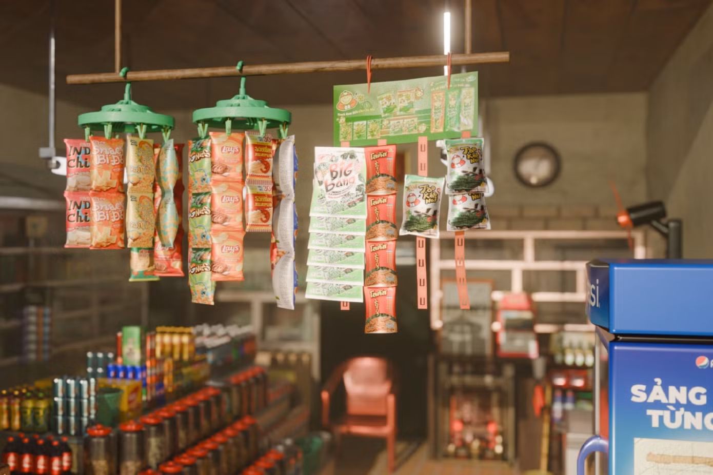 Cửa hàng bánh kẹo tại Chợ Lớn - tiệm tạp hóa truyền thống chất chứa hương vị tuổi thơ và tình cảm láng giềng (thực hiện bởi Huỳnh Trúc Nhật Minh).