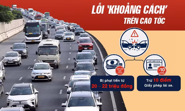 CSGT xử phạt lỗi ‘khoảng cách’ trên cao tốc: Tài xế đi như thế nào cho đúng? 