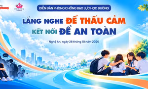 Diễn đàn phòng chống bạo lực học đường: “Lắng nghe để thấu cảm – Kết nối để an toàn”