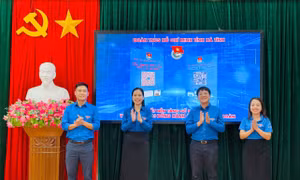 Hà Tĩnh ra mắt 2 công trình thanh niên chuyển đổi số hỗ trợ cán bộ Đoàn