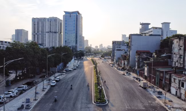 Hà Nội thông xe tạm Vành đai 1 đoạn Hoàng Cầu - Voi Phục