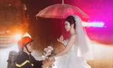 Lấy anh lính cứu hỏa, cô gái Hà Tĩnh có bộ ảnh cưới đẹp như phim