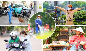 Phố nghỉ lễ, người không nghỉ: Nhịp mưu sinh thầm lặng giữa Hà Nội ngày 1/5