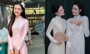 Cô gái xách vali đưa Hoa hậu Đỗ Thị Hà về nhà chồng: Tưởng lạ hóa ra người quen