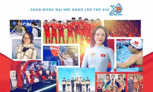 Chào mừng Đại hội Đoàn lần thứ XIII: "Thế hệ Thánh Gióng" vững bước dưới cờ Đoàn
