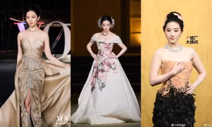Vì sao Lưu Diệc Phi trông kém sắc so với hai lần dự Thịnh Điển VOGUE trước đây?