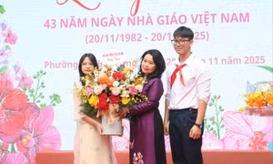 THCS Tây Sơn kỷ niệm 43 năm ngày Nhà giáo Việt Nam giữa không khí rộn ràng