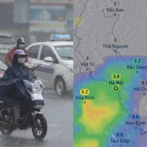 Thời tiết Hà Nội trong ngày 10/10: Có khả năng mưa, nhiệt độ giảm