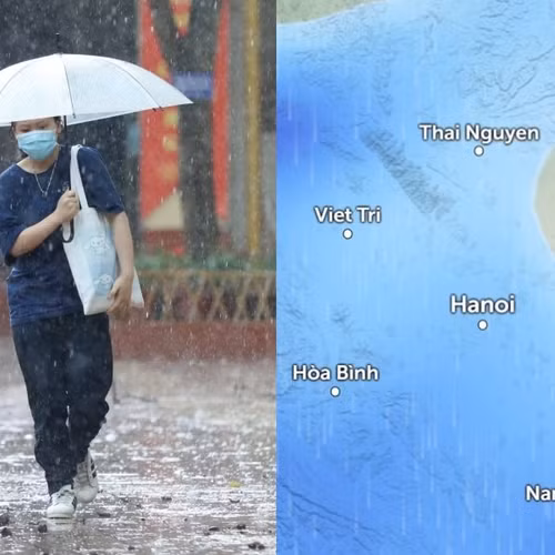 Dự báo Hà Nội có mưa trong những ngày tới, nhiệt độ giảm bao nhiêu?
