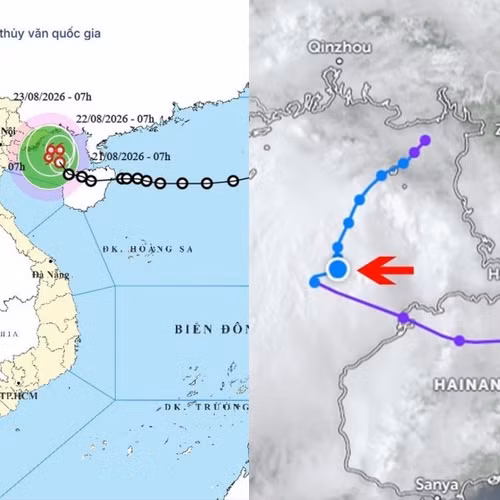 Áp thấp nhiệt đới ở Vịnh Bắc Bộ có đi vào đất liền nước ta không?