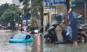 Hà Nội mưa ngày 30/9 được so với “mưa ngập lịch sử” 2008, liệu có vượt kỷ lục?