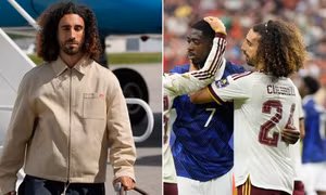 Marc Cucurella từng bị đối thủ kéo tóc.