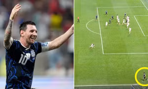 Tình huống gây tranh cãi về việt vị của Messi tại World Cup 2026