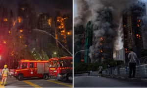 Hỏa hoạn ở Hong Kong: Tìm thấy gì trong tòa nhà duy nhất không bị cháy?