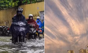 Những vệt mây lạ ở Hà Nội: Có phải là “người đưa tin sớm” của bão Ragasa?