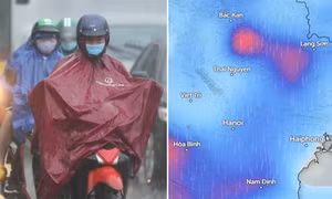 Hà Nội dễ có mưa chiều tối.