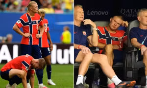 HLV Solbakken giải thích lý do thay Erling Haaland.