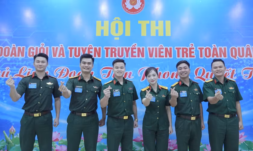 Vinh danh 6 thủ lĩnh Đoàn xuất sắc nhất hội thi toàn quân
