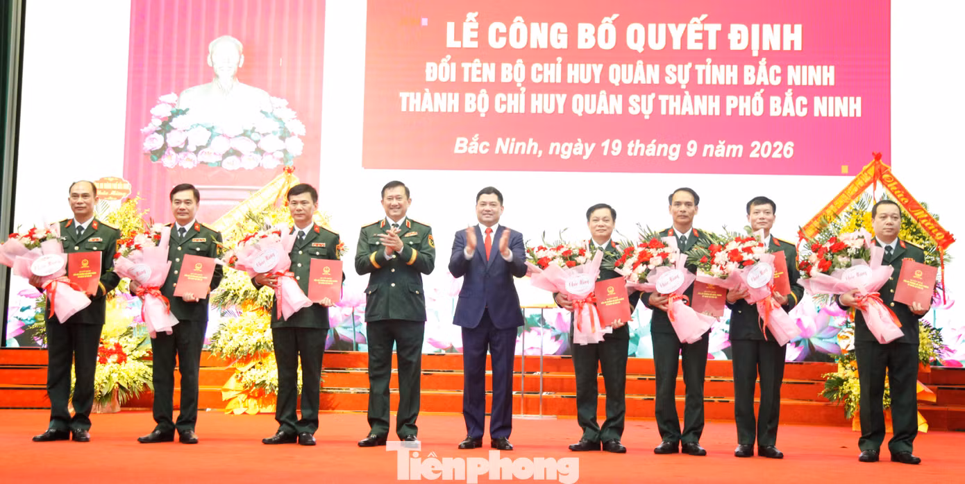 C&ocirc;ng bố quyết định của Bộ Quốc ph&ograve;ng về c&ocirc;ng t&aacute;c c&aacute;n bộ Tại Bắc Ninh năm 2026 - Ảnh 1.