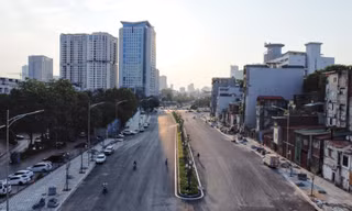 Hà Nội thông xe tạm Vành đai 1 đoạn Hoàng Cầu - Voi Phục