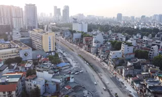 Hà Nội: Đường Vành đai 1 đoạn Hoàng Cầu - Voi Phục dự kiến thông xe trước ngày 2/9