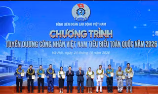 Tôn vinh 10 gương mặt Công nhân Việt Nam tiêu biểu toàn quốc năm 2026