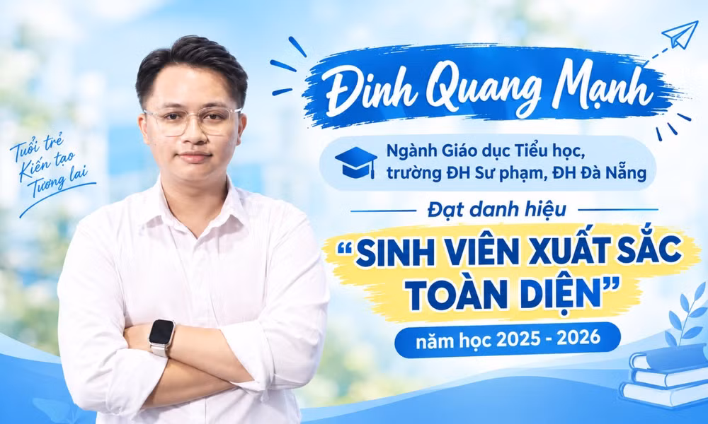 Nam sinh Sư phạm xuất sắc toàn diện, năng nổ trong công tác Đoàn - Hội