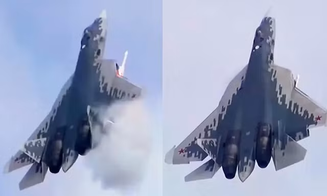 Rộ tin Nga điều tiêm kích Su-57 đánh chặn máy bay không người lái Ukraine