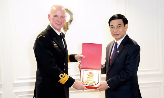 Lãnh đạo Quân đội New Zealand cảm ơn Đại tướng Phan Văn Giang
