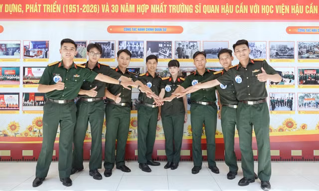 Tuổi trẻ Học viện Hậu cần bản lĩnh, trí tuệ