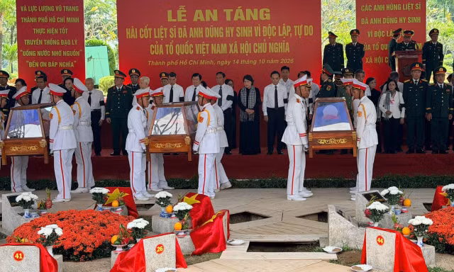 731 liệt sĩ từ Công viên Lê Thị Riêng đã an nghỉ tại Nghĩa trang TP HCM