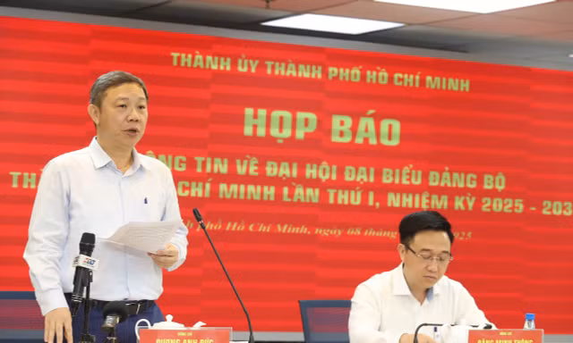 550 đại biểu tham dự Đại hội đại biểu Đảng bộ TPHCM lần thứ I