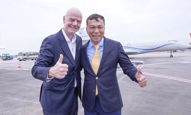 Chủ tịch FIFA đến Việt Nam, bắt đầu chuỗi hoạt động dày đặc