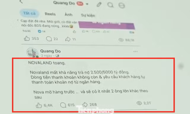 Công an làm việc người đăng tin doanh nghiệp địa ốc phá sản để 'câu like', 'câu view'