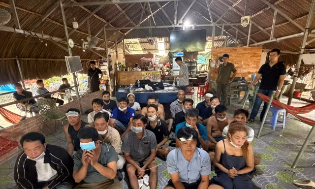 Các đối tượng liên quan bị bắt giữ.