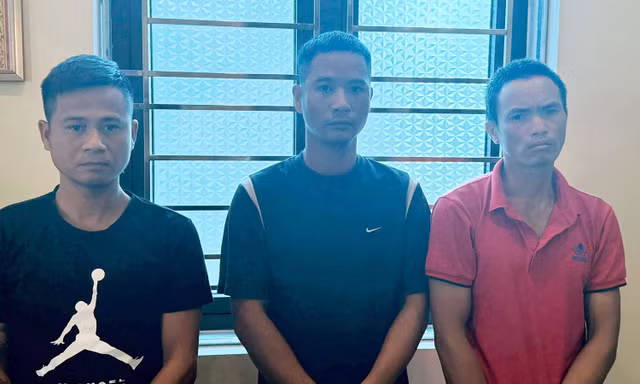 3 đối tượng trộm cầu đá cổ ở phường Ái Quốc (TP Hải Phòng). 