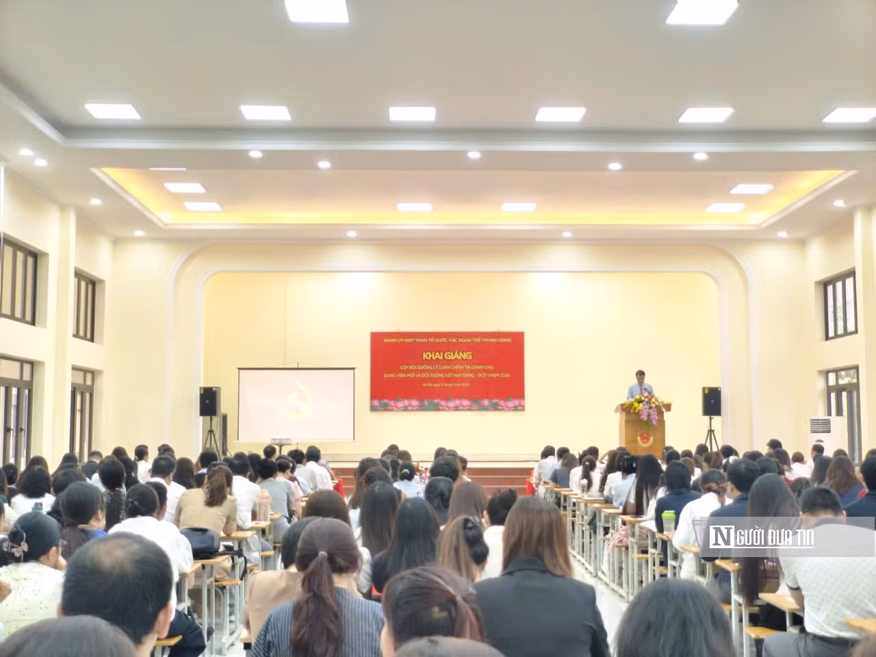 Quang cảnh lớp học.