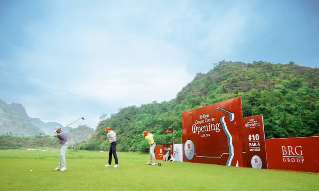 Legend Valley Country Club hoàn thiện 36 hố gôn tiêu chuẩn quốc tế, ghi dấu sân gôn thứ 10 của BRG Golf